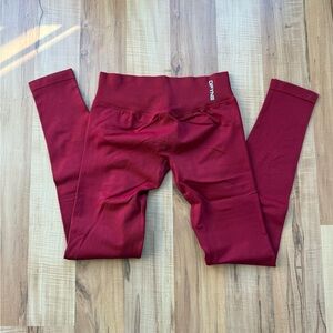 DFYNE Red Impact Leggings size medium